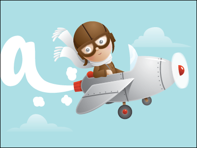 Eggstravaganza Progress illustration vector art digital illustration fun cartoon pilot airplane