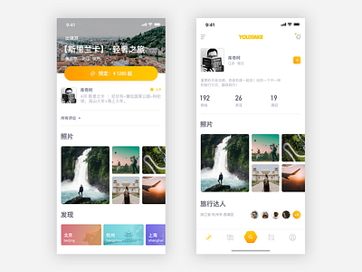 Travel interface app design travel ui ux