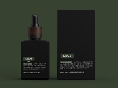 Deus Lab Label and Packaging