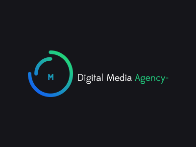 Medium agency circle cycle digita logo