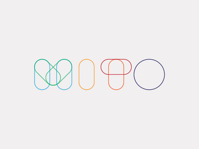 MITO colors logo strokes