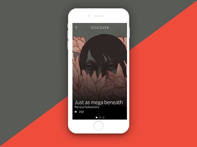Discover Screen app discover images interface profile ui ux