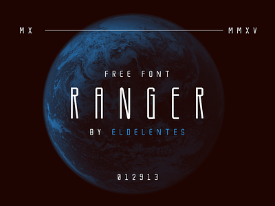 Ranger Free Font bold condensed font free type typeface typography