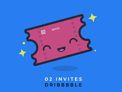 Dribbble Invites character dribbble invite ticket