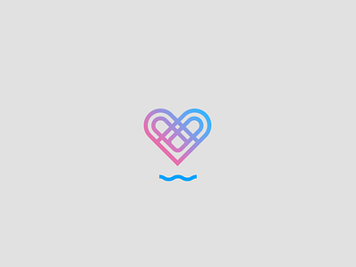 Double Heat double heart icon lines love
