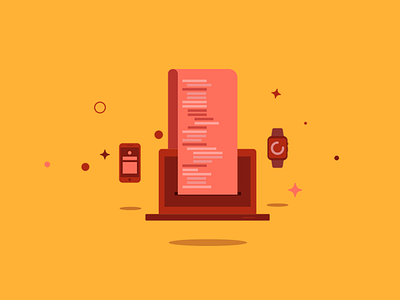 Multi Device Illustration by Eduardo Higareda on Dribbble