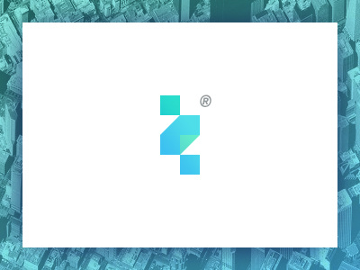Logotype Proposal abstract blue data logo proposal squares