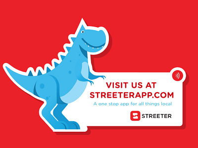 Streeter Website Launch dinosaur launch onestopapp streeter ui visitus website