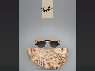 RayBan advertising advertising banner creative design e-commerce sunglasses