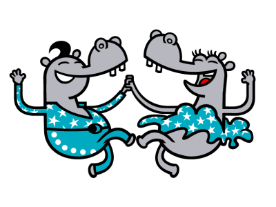 Jive Hippo animation branding character design dance drawgood gif hippo jive logo