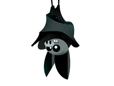 Hanging Around bat character design drawgood funny halloween humour illustration vector