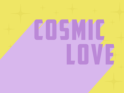 cosmic love adobe illustrator design digital illustration graphic design illustration typography