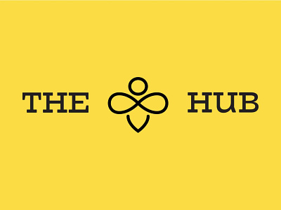 The Bee Hub logo adobe adobe illustrator craft creative design creative logo logo logo design logotype type typedesign typeface typography