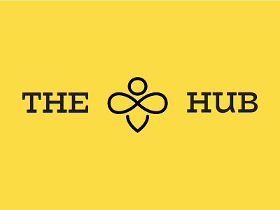 The Bee Hub logo adobe adobe illustrator craft creative design creative logo logo logo design logotype type typedesign typeface typography