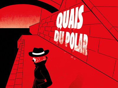 Quai Du Polar Affiche affiche illustrator quai du polar