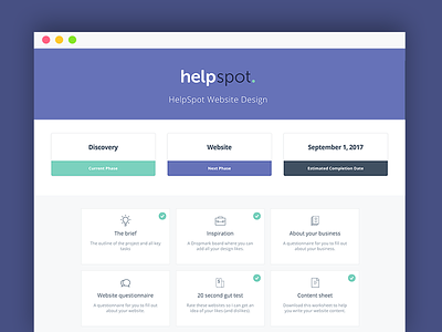 Client Portal Dashboard - HelpSpot Edition