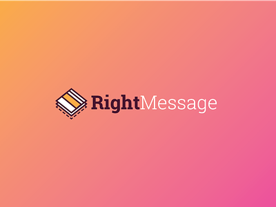 RightMessage Logo gradient layers logo rightmessage