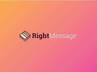 RightMessage Logo gradient layers logo rightmessage