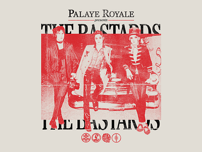 Palaye Royale - The Bastards branding photo punk texture type typography