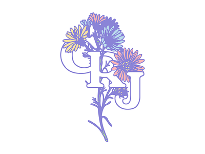Carly Rae Jepsen - Bouquet branding daisies flowers identity illustration logo type typography