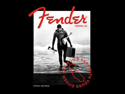 Fender - Modern Classic branding guitar identity logo photography type typography
