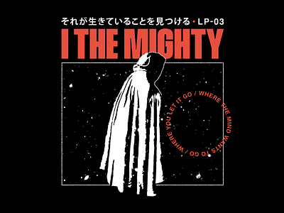 I The Mighty - Sleepwalker ghost japanese space texture type typography