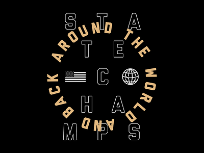 State Champs - Worldwide branding identity layout logo type typography