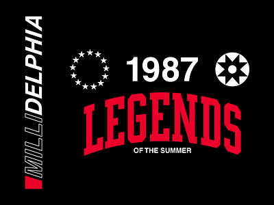 Meek Mill - Legends apparel branding identity logo streetwear type typography