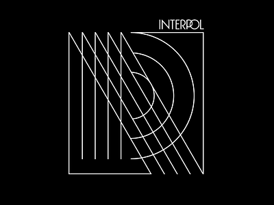 Interpol - Refraction abstract apparel geometry illustration linework