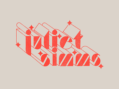 Juliet Simms - Starshine 3d art deco branding identity illustration logo retro stars