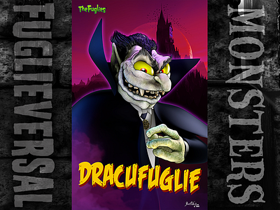 Dracufuglie 3d art 3d illustration character design characters cinema 4d fuglieversal horror movies universal monsters zbrush