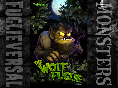 The Wolf Fuglie 3d art 3d illustration character design characters cinema 4d fuglieversal horror movies universal monsters zbrush