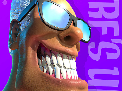Surf Heads - Surf's Up! caricature character cinema 4d satire summer surf surfer surfing zbrush