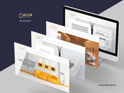 Preview Site Decor (Old designs list) branding clean decor design designer layout samuel site website