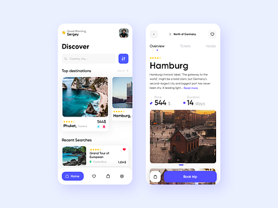 Travel App UI