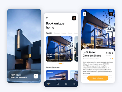 Rent a house App Design