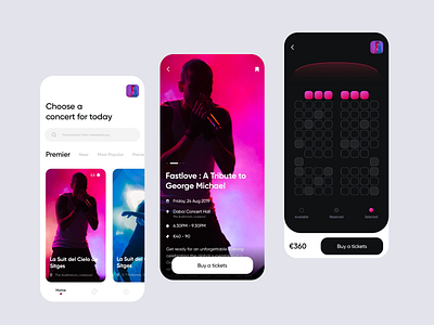 Concert App Design