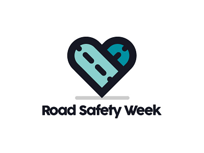 Road Safety Week flat art icon design illustration illustrator