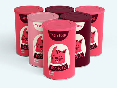 Rosie For Pet Supplies Packages 2d flat art animation art character design flat flat art graphic design illustration illustrator motion graphics
