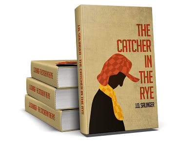The catcher in the rye - J.D. Salinger book book cover graphic design illustration poster poster design typography