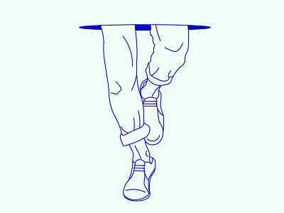 fine lines feet illustration legs line art vector