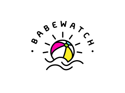 Babewatch Logo branding design logodesign