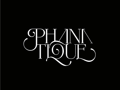 Phanatique lettering logo logotype phanatique typography