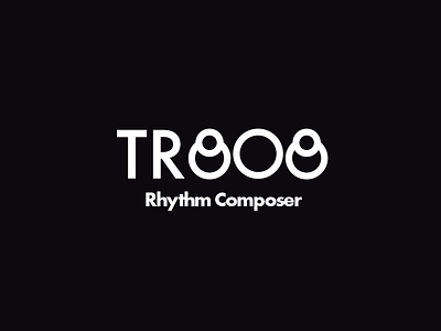 TR 808 Rhythm Composer 808 geometric letters numerals typo typography