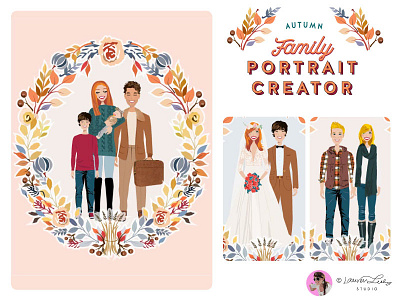 Portrait Creator Fall Outfits Family