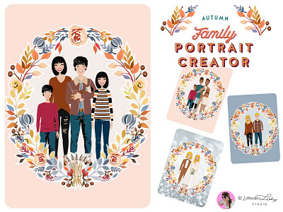 Portrait Creator Fall Outfits Family