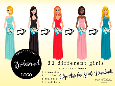 Dribble Bridesmaid Page