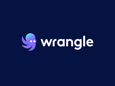 wrangle - octopus modern logo
