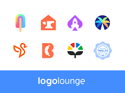 logolounge branding flat logo identity logo logolounge 12 mark modern logo negativespace symbol