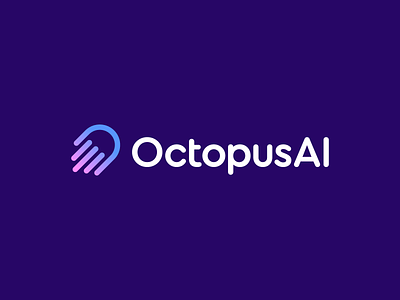 OctopusAI ai artificial intelligence branding branding and identity doctor hand health healthiness logo octopus palm shape touch well being